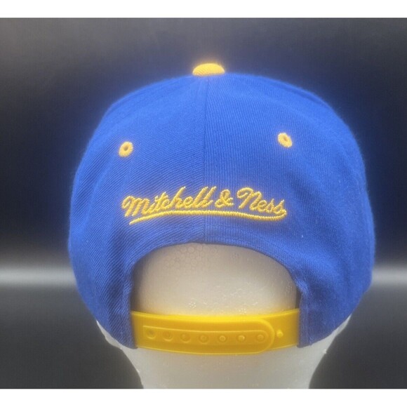 Mitchell & Ness Golden State Warriors Adjustable Snapback Hat NBA NEW - Picture 4 of 6